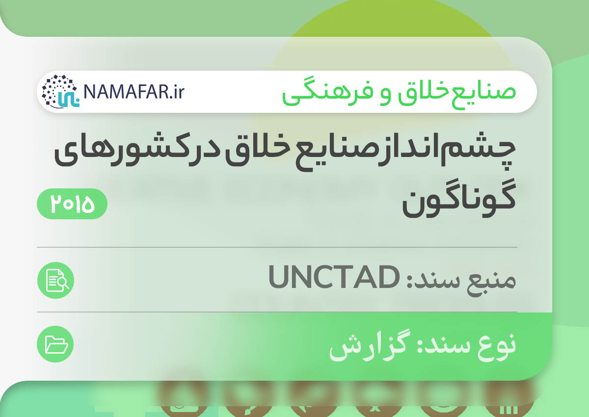 چشم انداز اقتصاد خلاق جهان در سال 2015