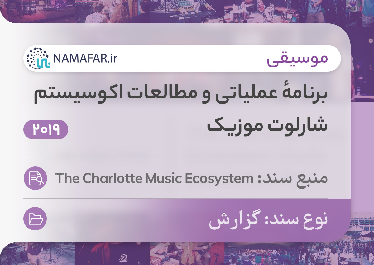 برنامهٔ عملیاتی و مطالعات اکوسیستم شارلوت موزیک