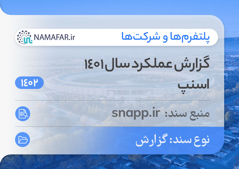 گزارش عملکرد سال 1401 اسنپ